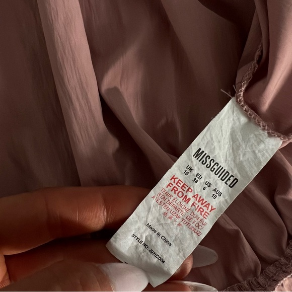 MISSGUIDED pink nylon bomber jacket - Picture 5 of 6